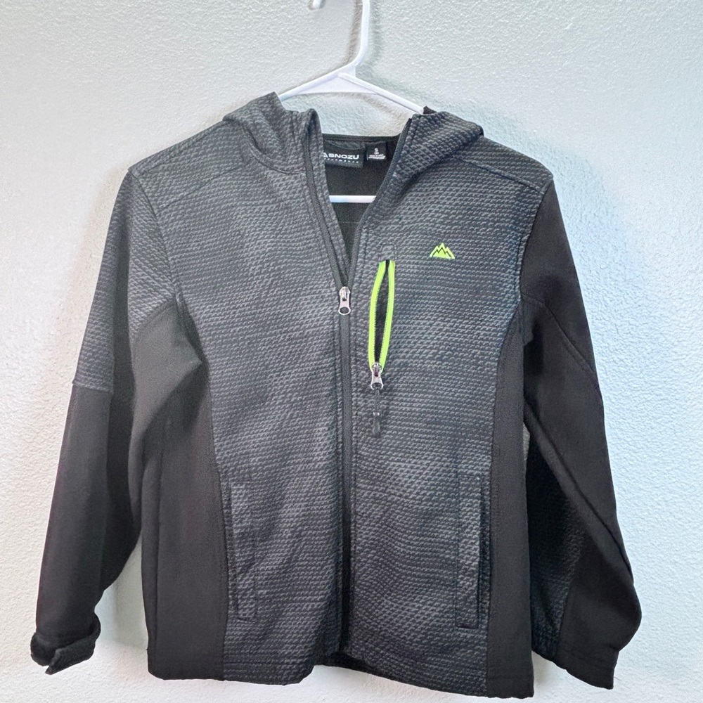 Snozu Black Kids Jacket - Picture 1 of 9